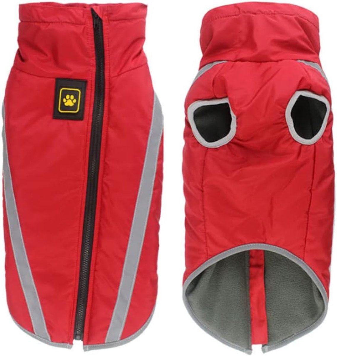 Dog Coat - Waterproof and Warm for Winter - Warm Dog Jacket - Windproof Fleece for Puppies - Reflective Outerwear - Cold Weather Vest - Perfect for Small — image 6