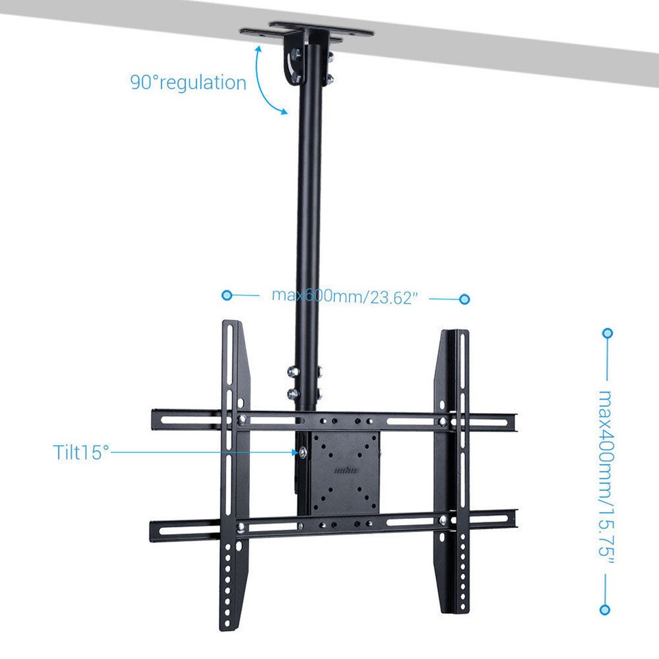 Ceiling Wall Mount TV Bracket 27- 65" with Tilt Feature & 180 Rotate For Samsung — image 3