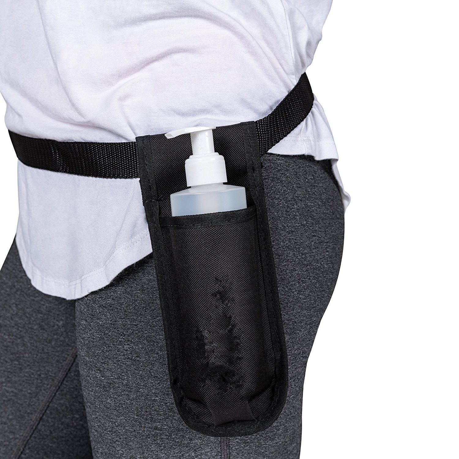 Professional Collection Single Bottle Holster Kit, Features Durable Fabric, Adjustable Strap, Includes One 8 Ounce Bottle, Black โ image 2