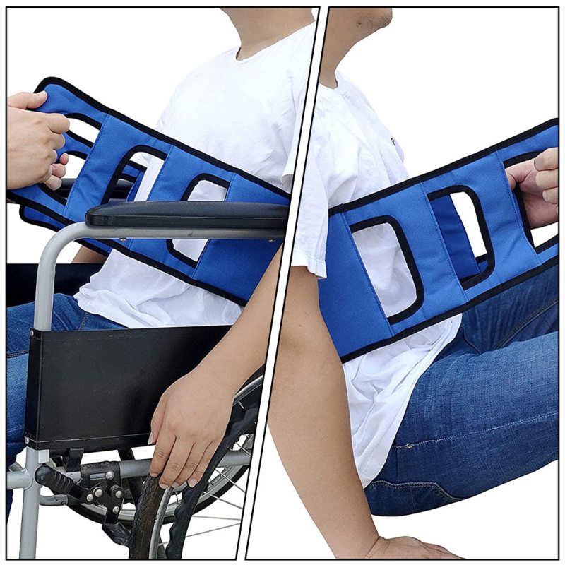 Bed Transfer Sling Positioning Bed Pad for Elderly Bedridden Patient, Padded Lifting Aids with Multiple Handles â image 2