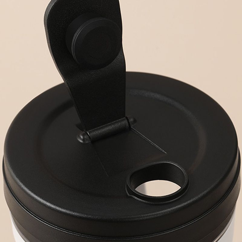430ml Electric Mixing Mug Healthy 7000 RPM Rechargeable Self Stirring Mug with Silicone Handle for Protein Shakes Coffee Black โ image 2