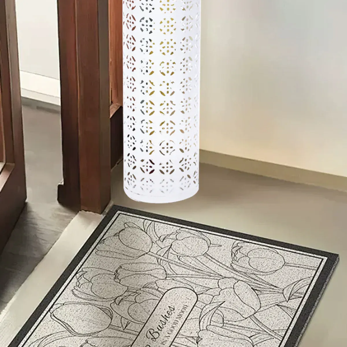 Metal Umbrella Stand Multifunctional Storage Bucket Lobby Organizer Flower Tube โ image 5