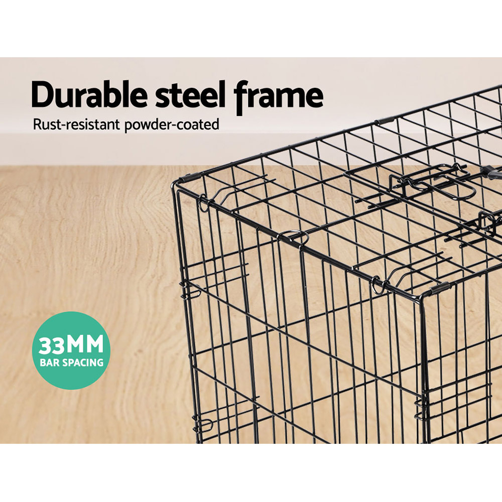 i.Pet 48" Dog Cage Crate Large Kennel 3 Doors โ image 3