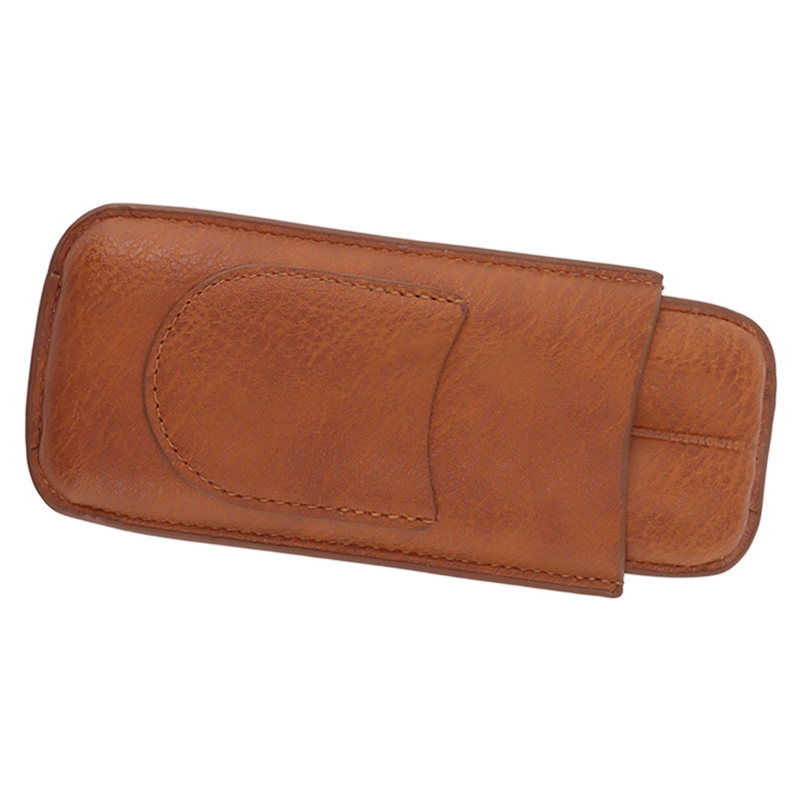 Cigar Carrying Case Portable Leather Small Cigar Humidor Case Holder for Birthday Gift — image 4