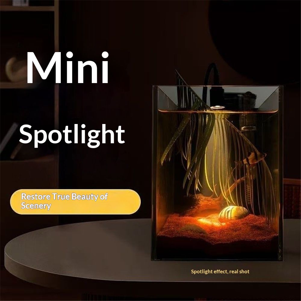 LED Aquarium Light - Freshwater Fish Tank Spotlight Vivarium Terrarium Light Fish tank light, turtle light zoom 3W Warm Light — image 3