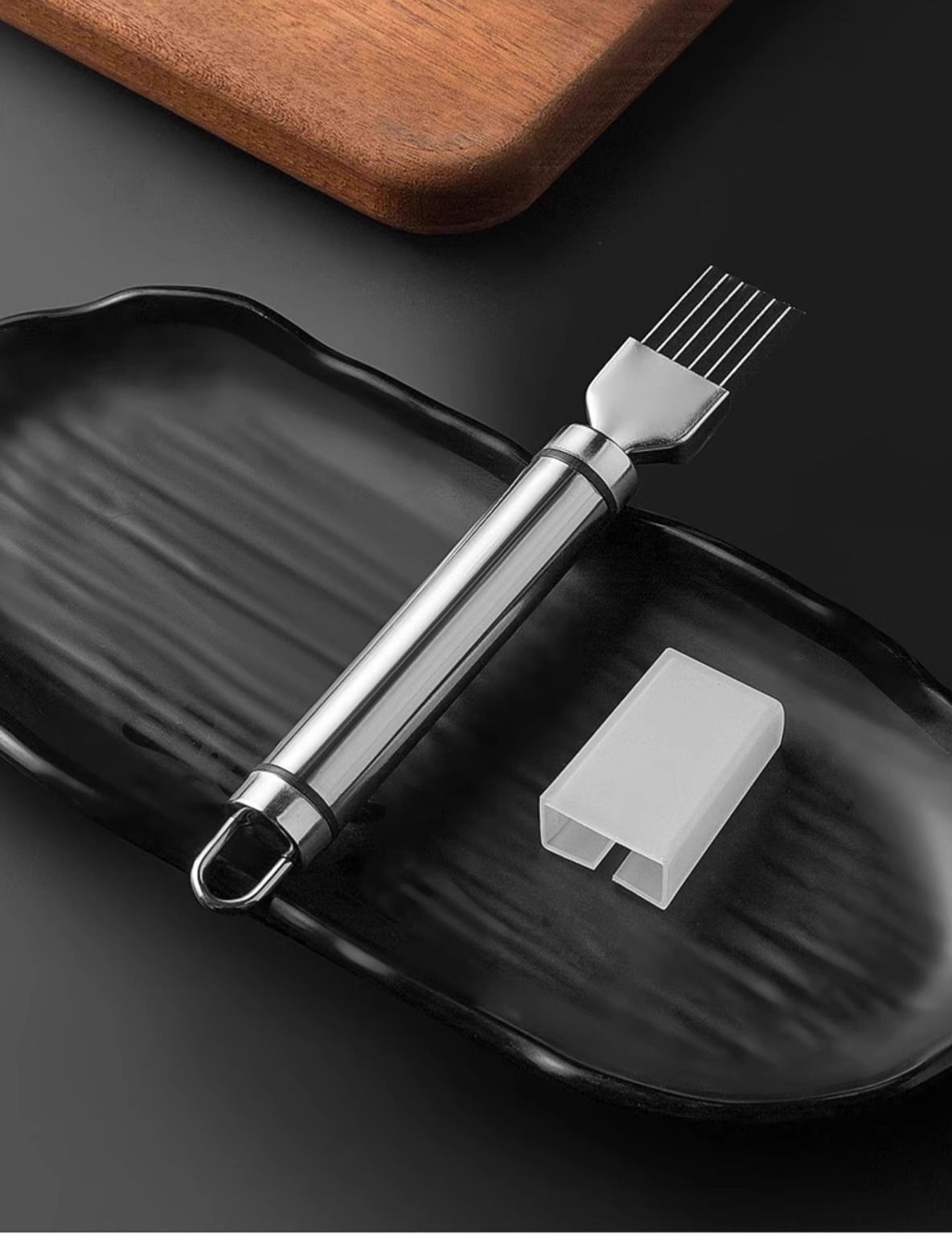 Stainless Steel Green Onion Knife, Green Onion Cutter Slicer Scallion Cutter Shred Knife Blade Slice Cutlery Vegetable Slicer Shredder Kitchen Tool for Home — image 4
