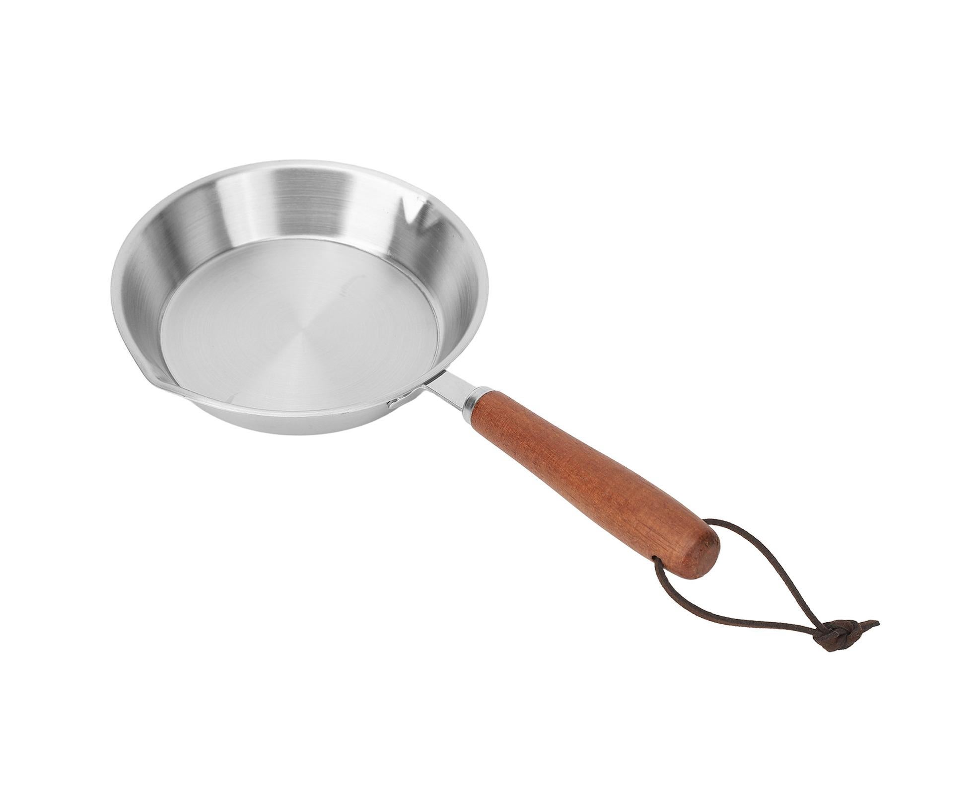 Stainless Steel Frying Pan, Non-Stick Egg Fryer for Household & Restaurant, 6.3 Inch โ image 3