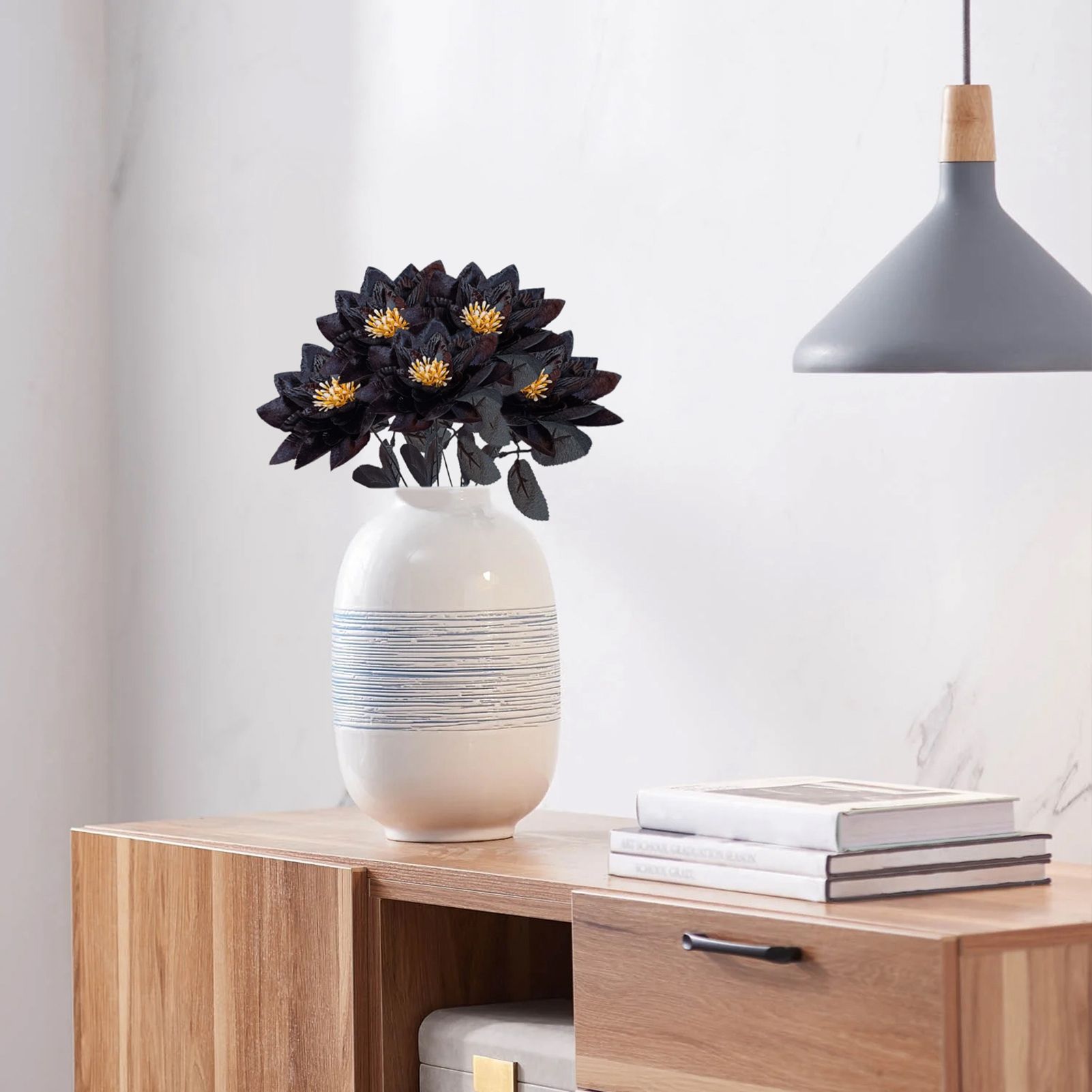 Artificial Lotus Fake Flower Bedroom Decoration Multifunctional Weddings Flower Decoration — image 5