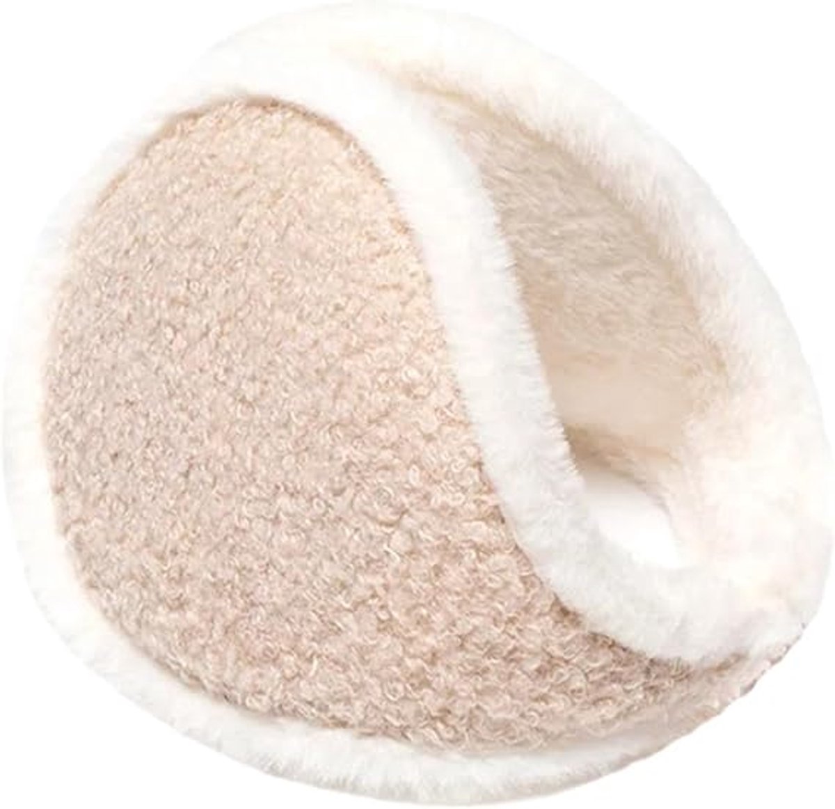 Earmuffs - Windproof and warm earmuffs - Extra thick earmuffs - Winter outdoor essentials (Beige)