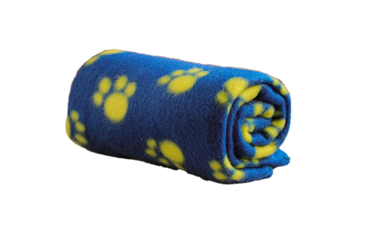 Cosy soft Pet Dog Cat Puppy Fleece Blankets Puppy Bed Travel Basket Car Bedding-Blue — image 2