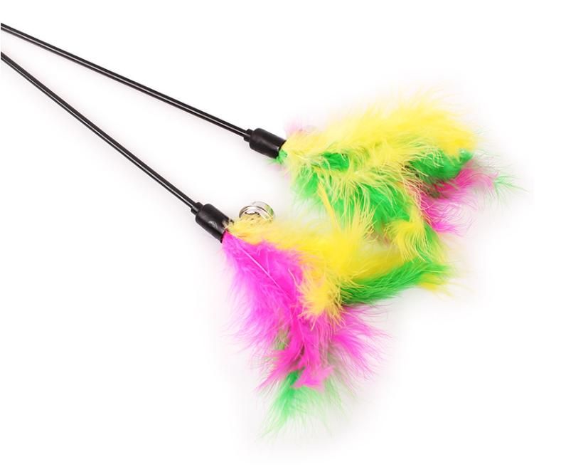 Cat Toy with Feathers and Bell โ image 2