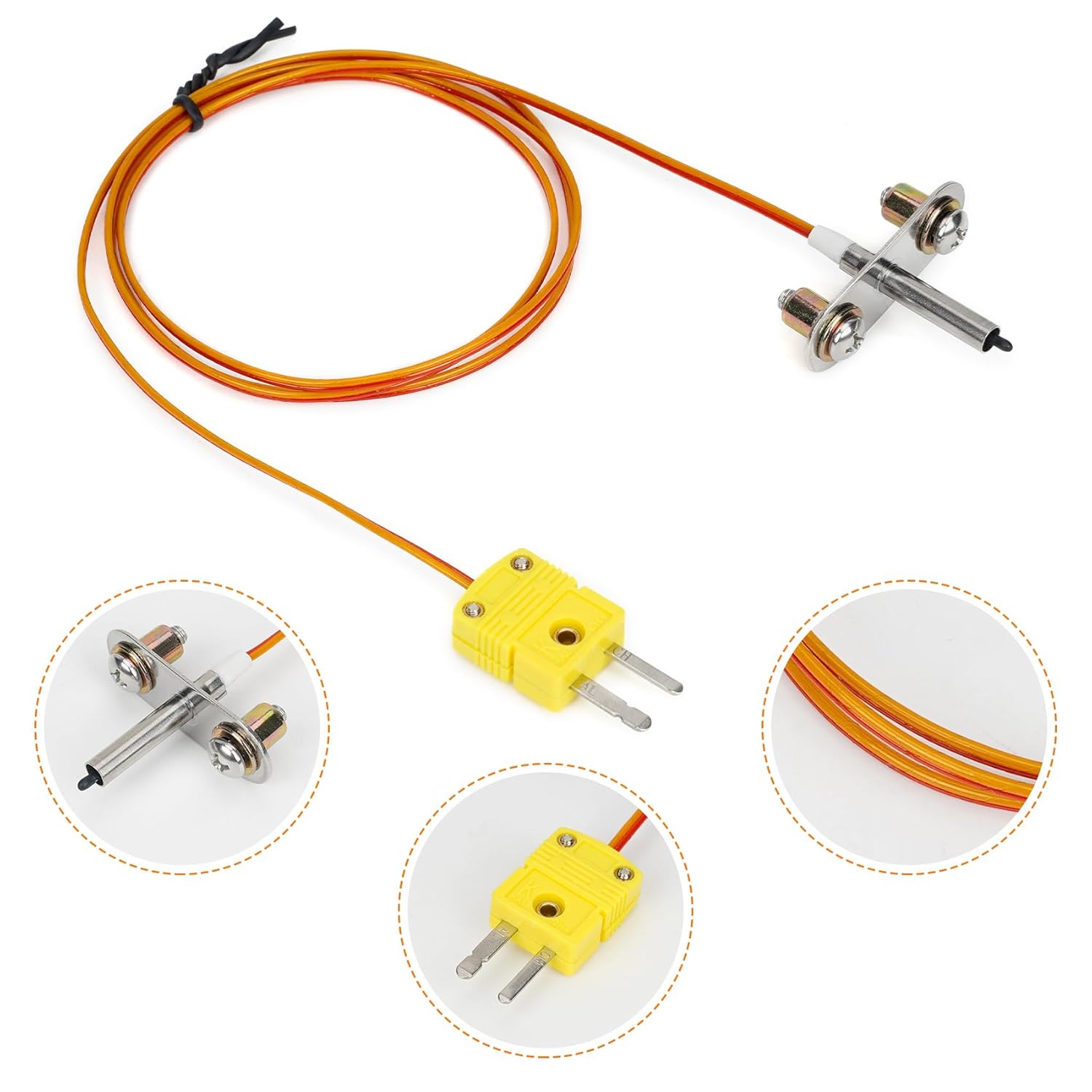 RTD Probe Replacement for Traeger Ironwood 650/885, Pro Series 575/780, Upgraded Thermocouple Probe Kit for #KIT0422 — image 4