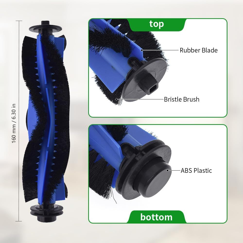 Replacement Rolling Brushes Rollers Compatible with euy RoboVac 11S, 15T, 30, 30C, 15C, 12, 25C, 35C, 11S Max, 15C Max, G20, G30, G30 Edge, Robot Vacuums — image 2