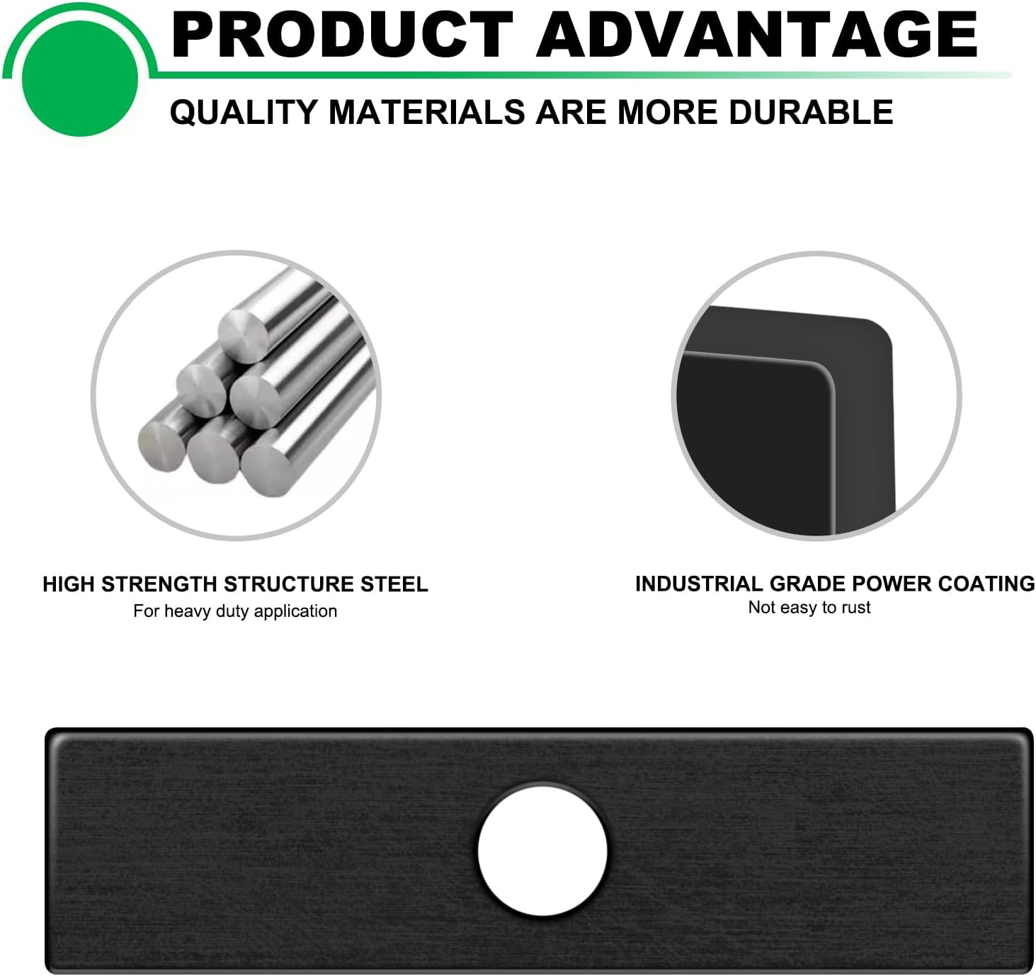 6Pack Edger Blades 8 × 2 Hole Diameter 1" Eco Edger Blade Replacement Compatible with Echo 720-237-001, Maruyama 216062. Green Machine 237001 — image 4