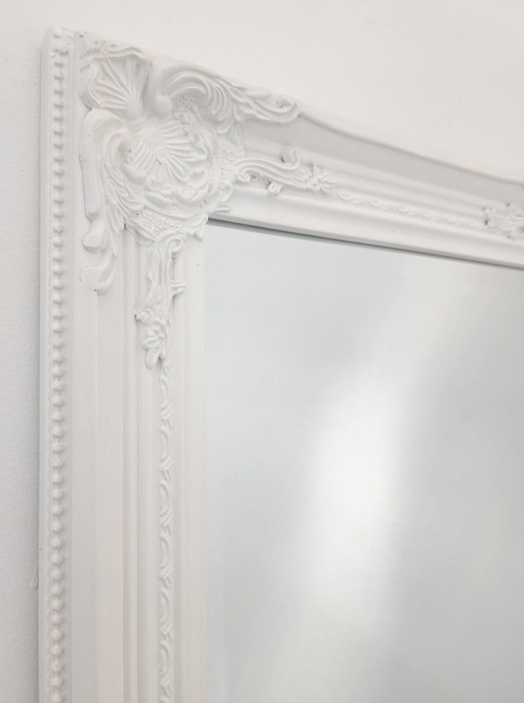 French Provincial Ornate Mirror - White - Small 80cm x 110cm — image 2