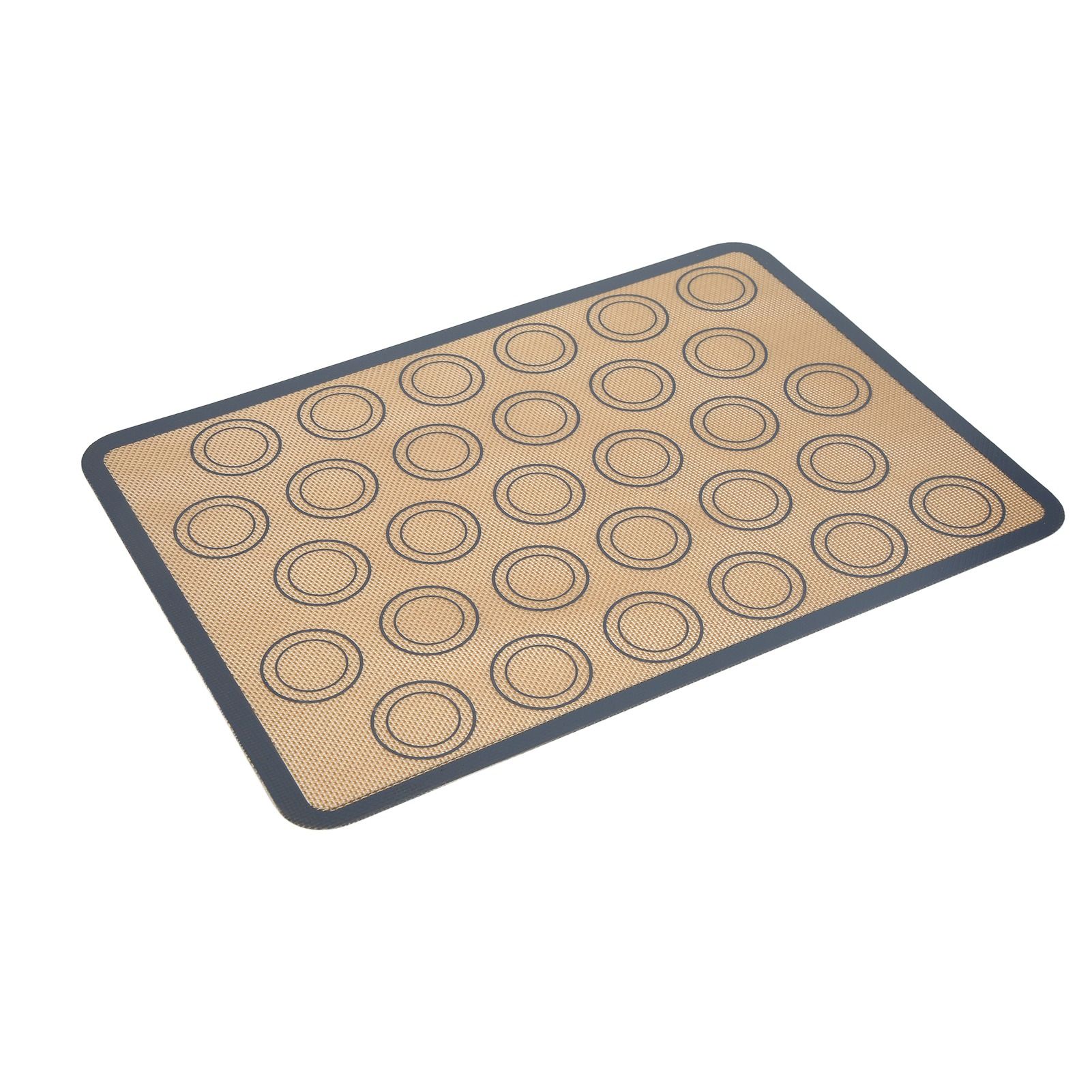 Baking Mat Food Grade Silicone and Glass Fiber Non Stick Heat Resistant Dough Mat for Making Pastry Pizza Bread — image 2
