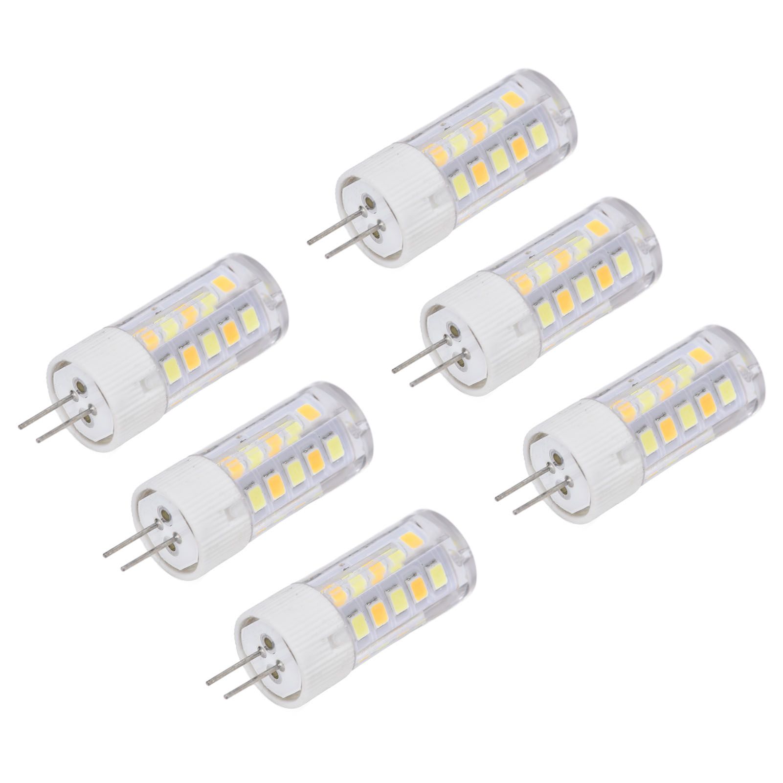 6PCS G4 Light Bulb 3 Light Color 220V Small Ceiling Lamp Bulb Wall Lamp Bulb for Home OfficeG4 3W 32LED — image 3