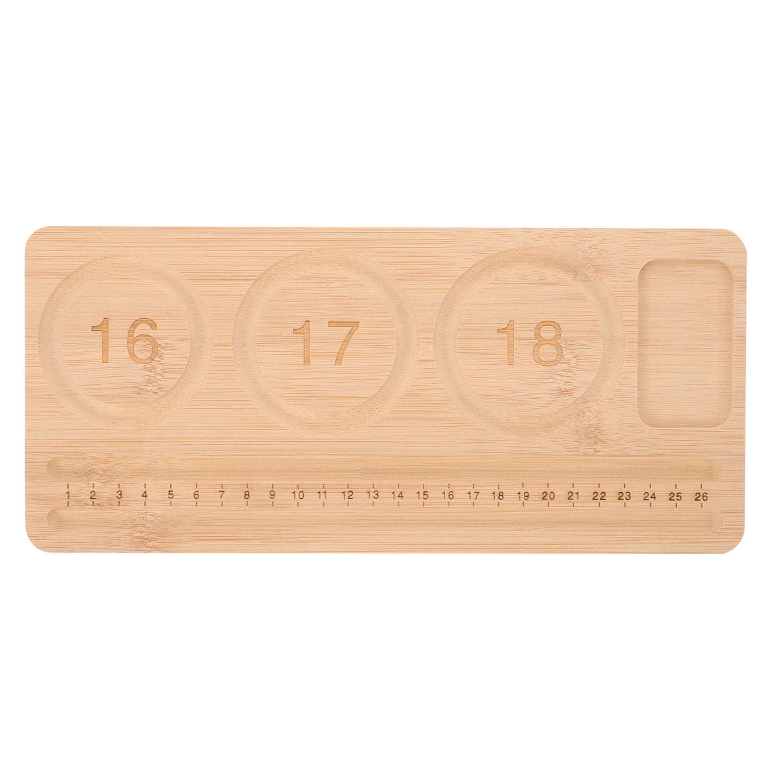 Wooden Sorting Tray Bracelet Helper to Put on Beading Board Child Travel Brown โ image 6