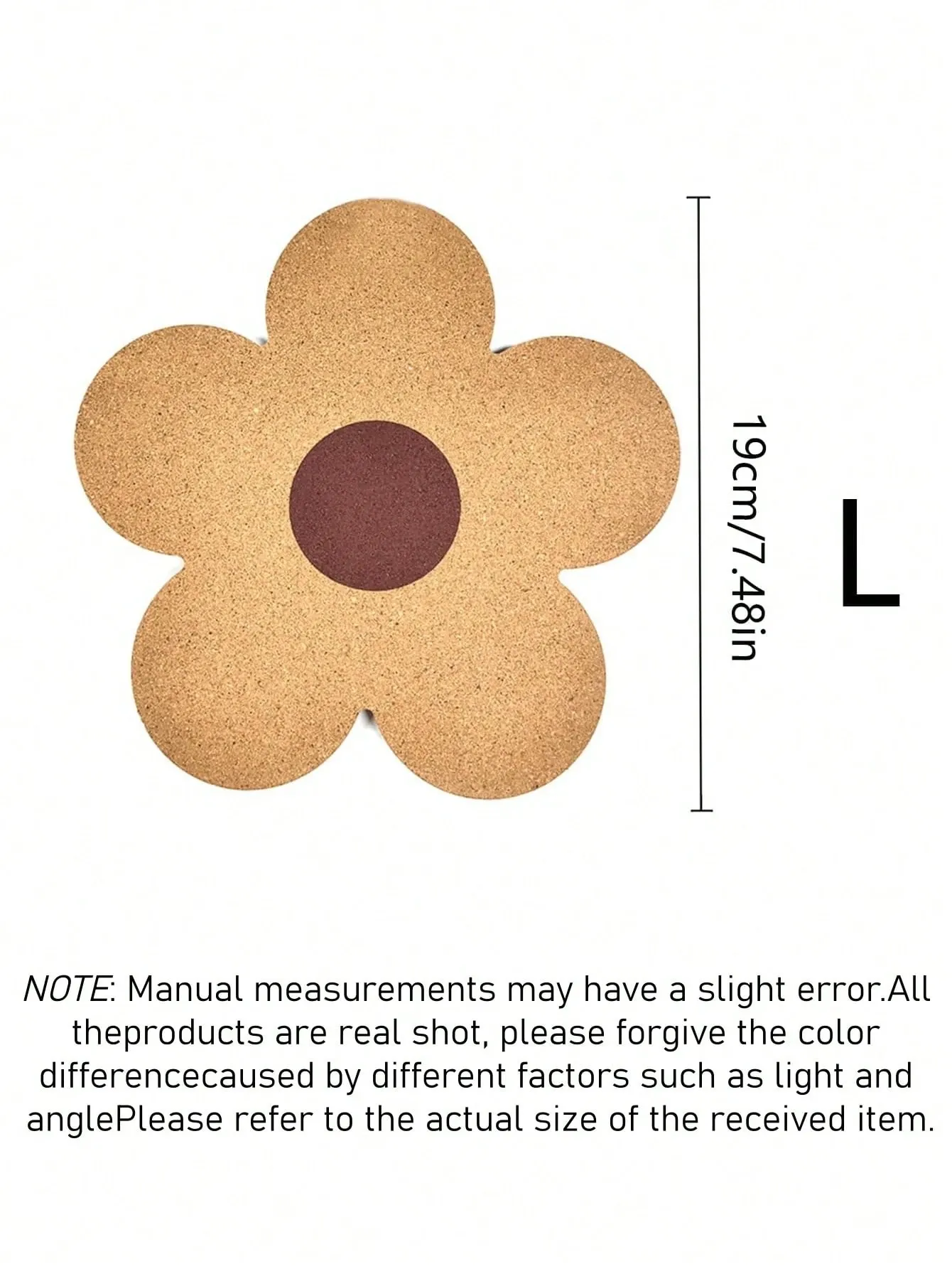 1Pc M Size 10cm Flower Wooden Heat Resistant Insulation Mat, Table Pot Pad For Wedding Christmas Gift โ image 4
