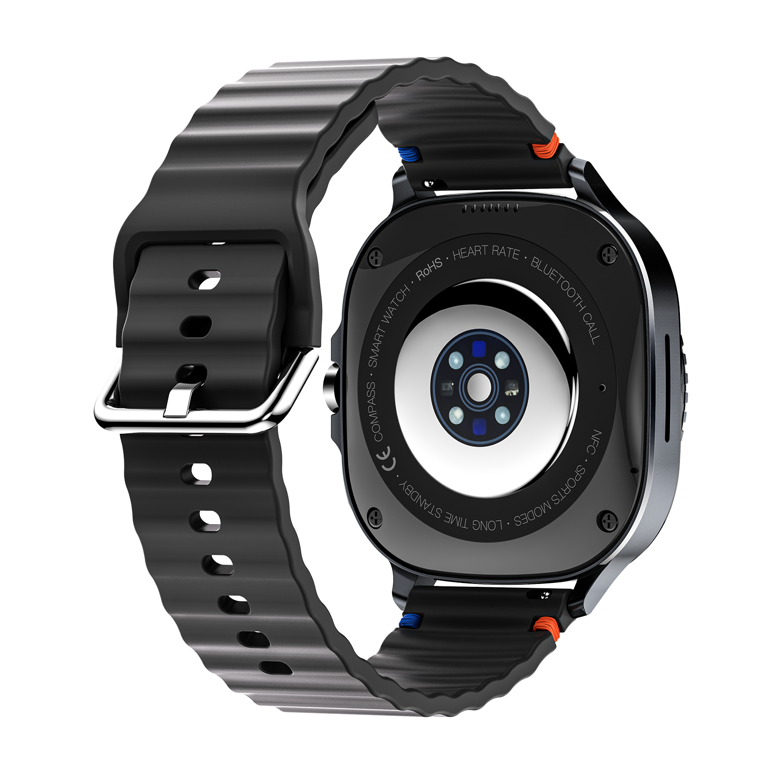 Watch8Classic-MA33 Fitness Smartwatch Bluetooth Call Waterproof Health Tracker for iPhone Android,Black β image 4