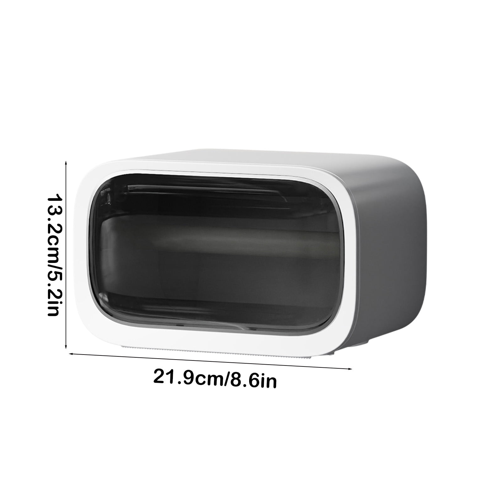 Tissue Box Cover Square 6x4x5" - Acrylic Tissue Box Holder, Elegant Tissue Holder & Napkin Dispenser for Home - Modern Kleenex Box Covers for Office β image 4