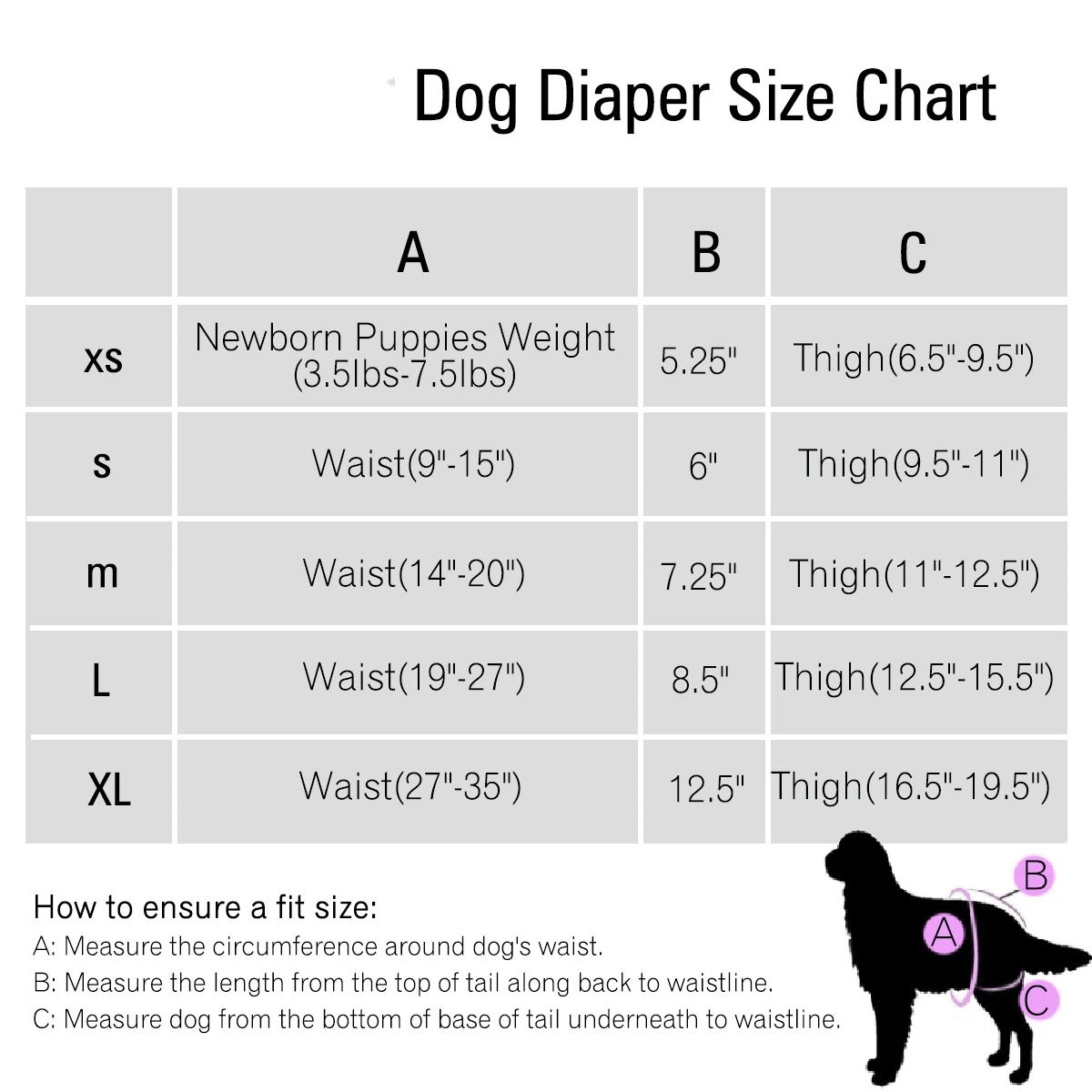 3 Pack Avont Washable Female Dog Diaper with Suspender, Reusable Girl Doggie Diapers for Small Medium Large Doggy in Heat Cycle Period Incontinence -S โ image 5
