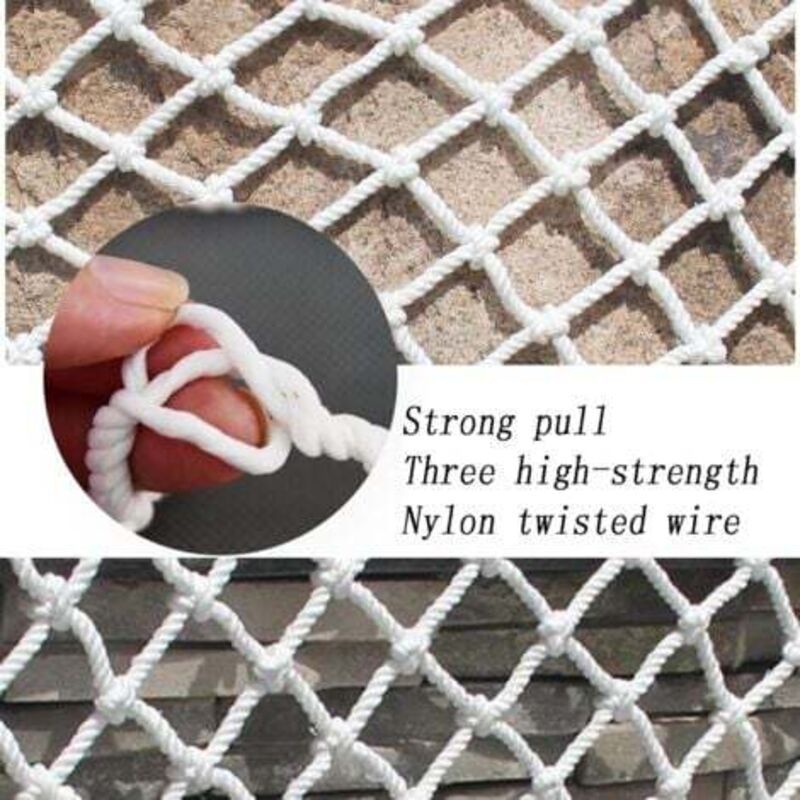 Filet of Safety in Nylon Chute, Decor Cloture Filet Protection Anti-Windows Balcon Rope Solide Empecher Chutes Resistant Dechirures Maille, 1X6M — image 4