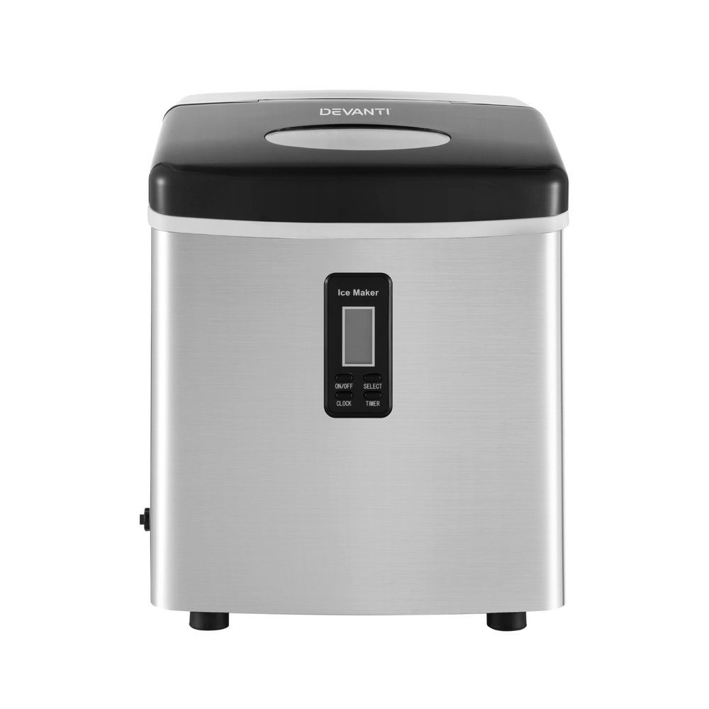 Devanti 15kg Ice Maker Machine Silver — image 3
