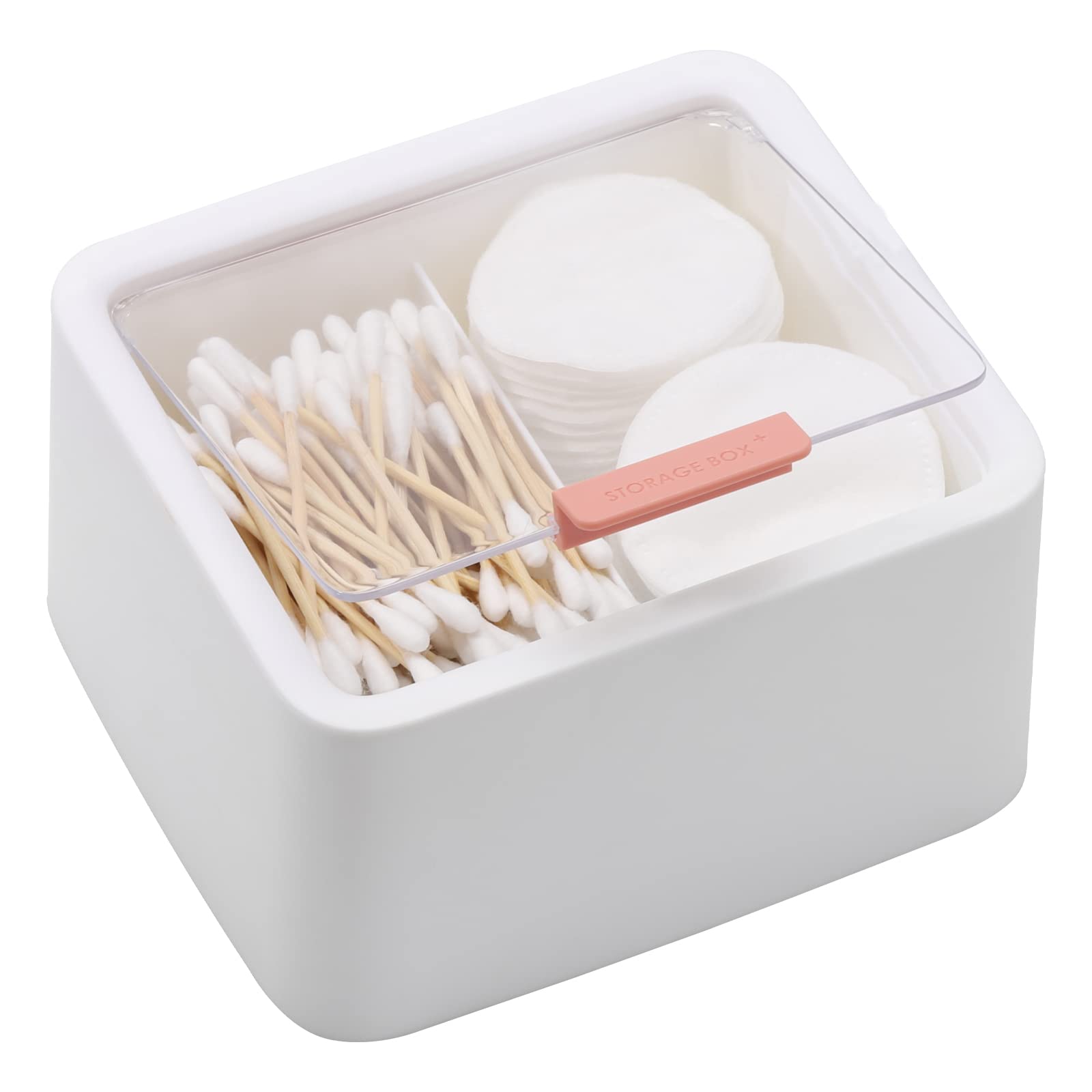 2 Pieces Desktop Organiser with Drawers and Compartments for Pens, Cosmetics, Brushes and Everyday Office or Bathroom Storage, Blue and Pink — image 3