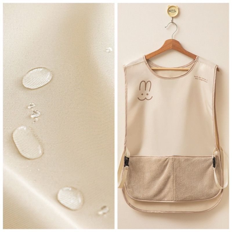 Sleeveless Vest-Style Waterproof and Oil-Resistant Apron, Washable Aprons for Home Kitchens—Pink — image 5