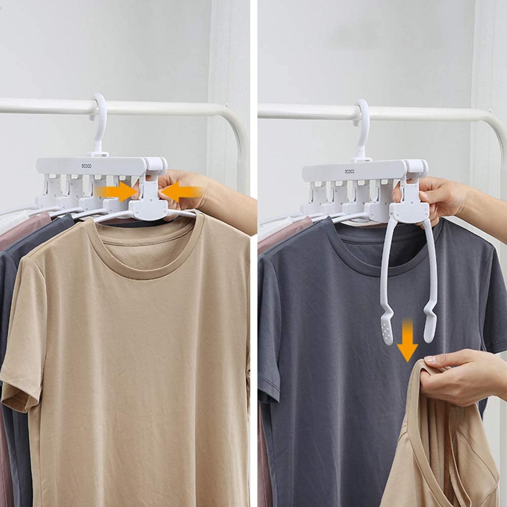 Magic Hanger Space Saving Multifunctional Clothes Coat Hanger Dryer Laundry Drying Rack Airer Clothes Horse Grey — image 5