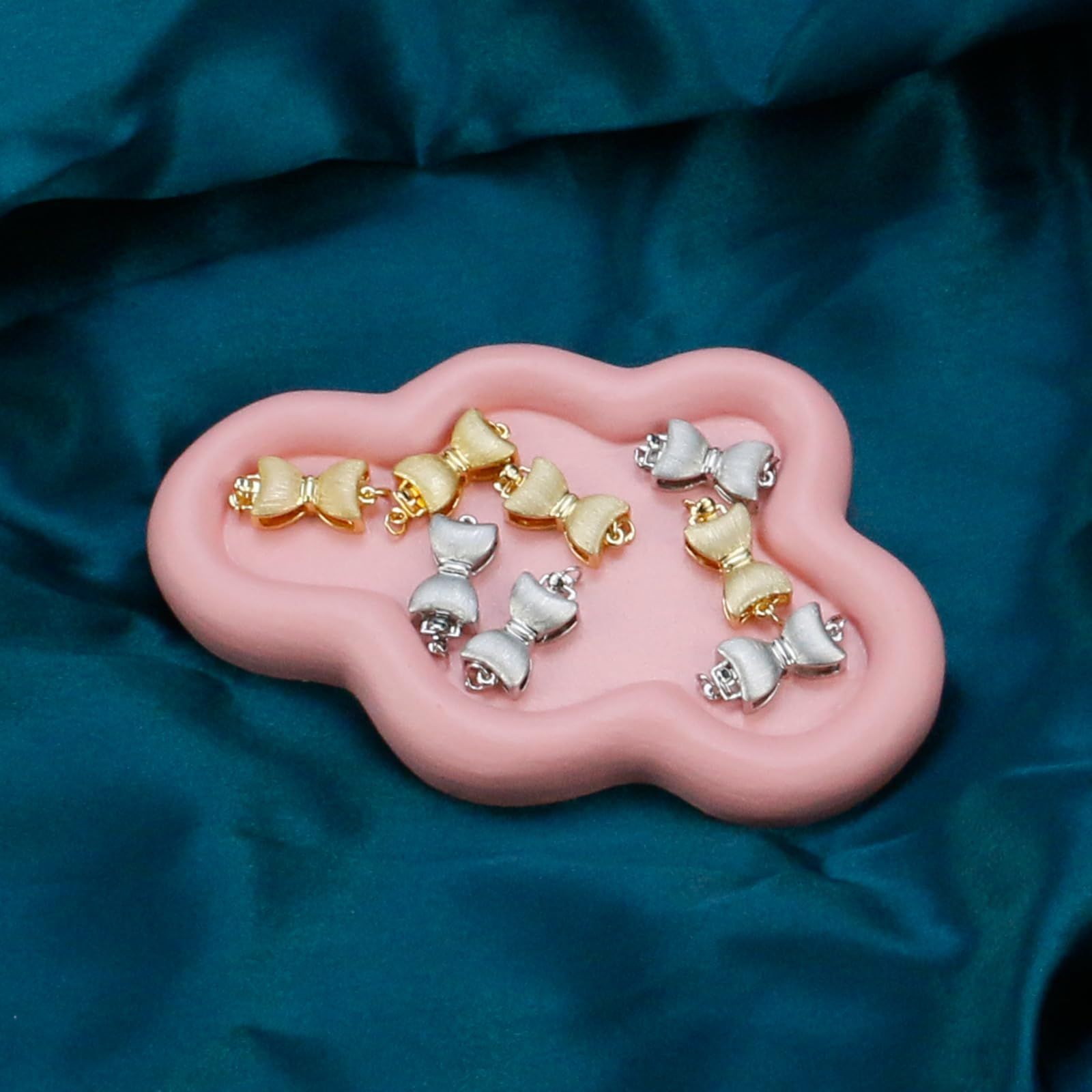 Resin Jewelry Tray Cloud Shape Decorative Plate Pink Trinket Dish Trays Key Ring Holder for Jewelry Wedding Ornaments โ image 4
