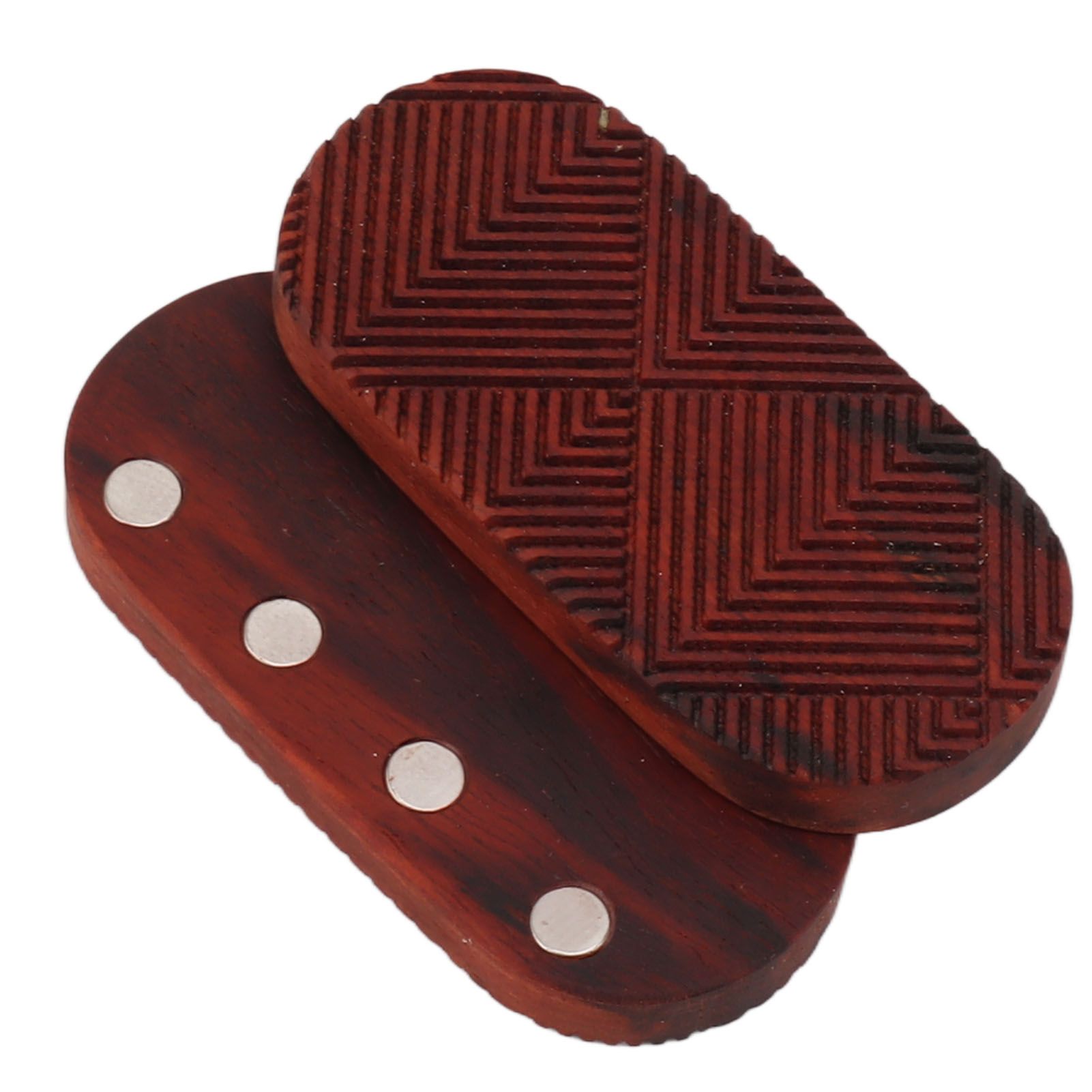 Magnet Finger Stress Relief Slider Wood Finger Stress Relief Toy Wooden Decompression Toy Geometry โ image 3