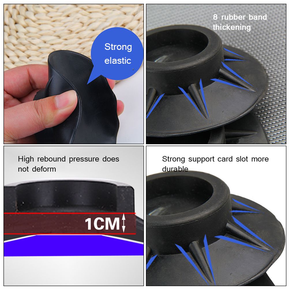 4PCS Washer Dryer Stabilizer Pads Antivibration and Anti Walk Pads Washing Machine Mats โ image 5