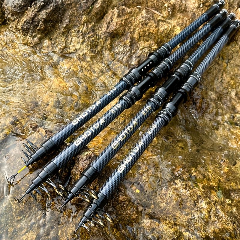 Ultra-hard carbon fiber fishing rod 3m, with anti-slip handle and metal ground inserts - suitable for sea rock fishing, surfing casting and long-range casting — image 5