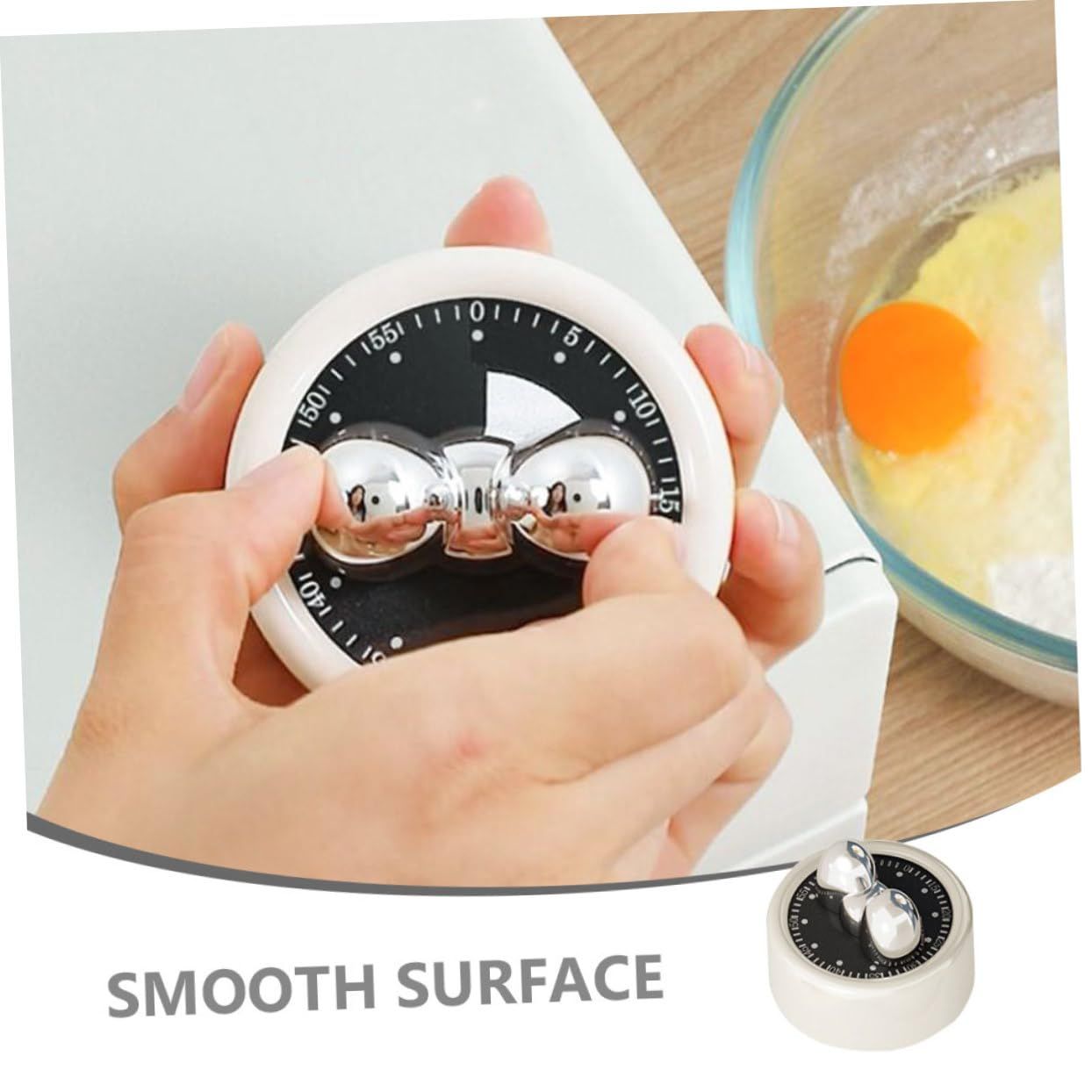 Kitchen Timer Digital Timer Clock Lunch Break Timer Egg Timer Baking Cooking Clock Kitchen Alarm Clock Mechanical Wind-up Timer โ image 3