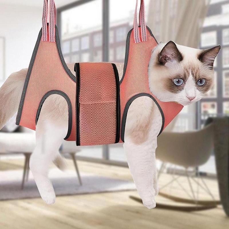 Small Pet Grooming Sling Hammock Dog Cat Restraint Bag Trimming Light Green - XS โ image 4