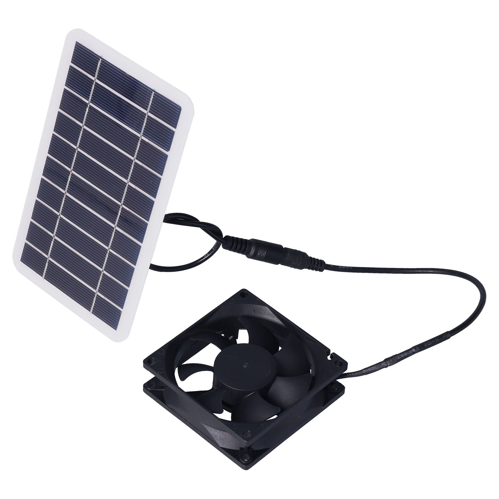 2.5W Solar Panel Fan Solar Pet Exhaust Air Flowing Fan for Outdoor Breeding Planting โ image 3