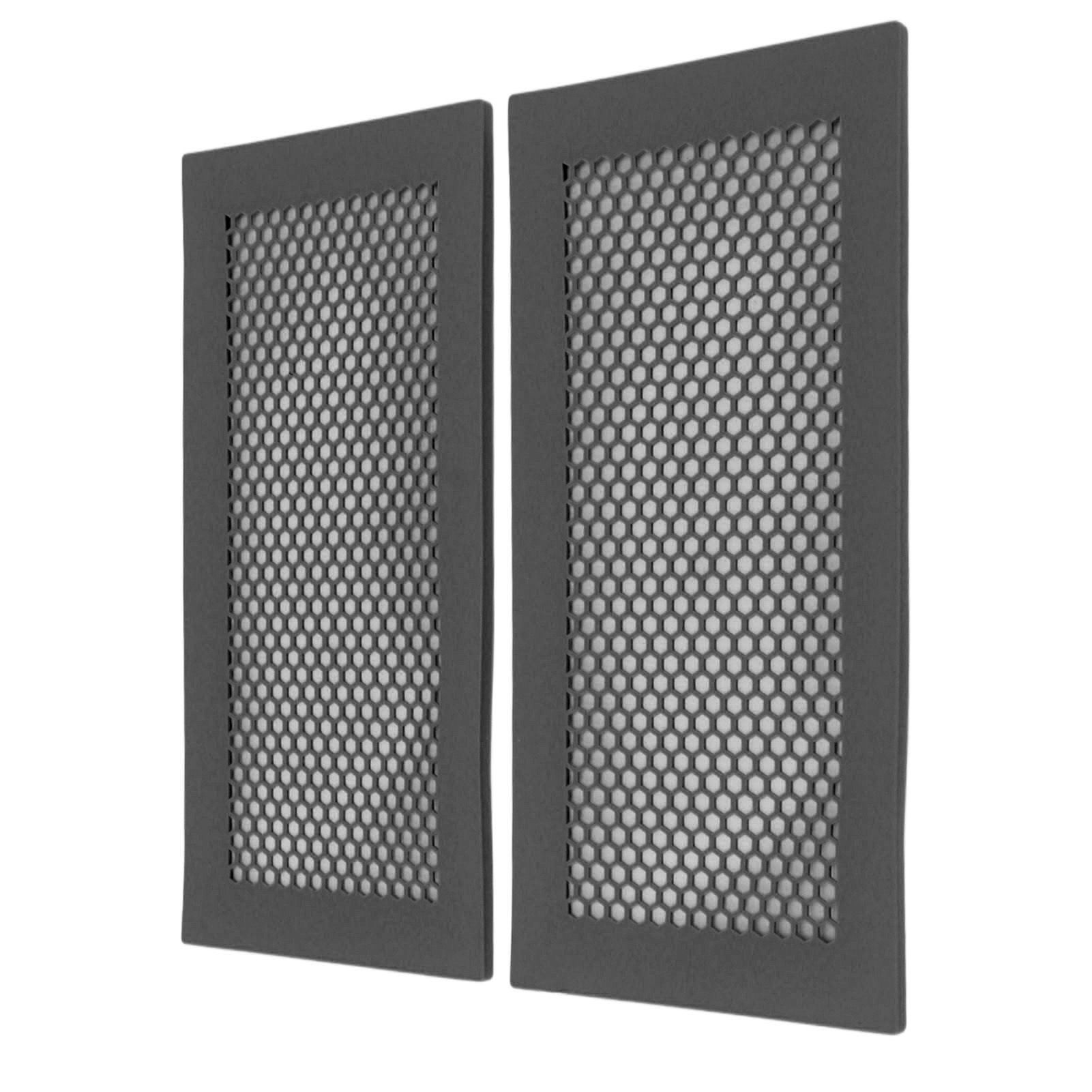2Pcs Baby Proof Vent Cover Child Proof Safe Soft Silicone for Home Floor Catch Debris Hair Insect Black โ image 6