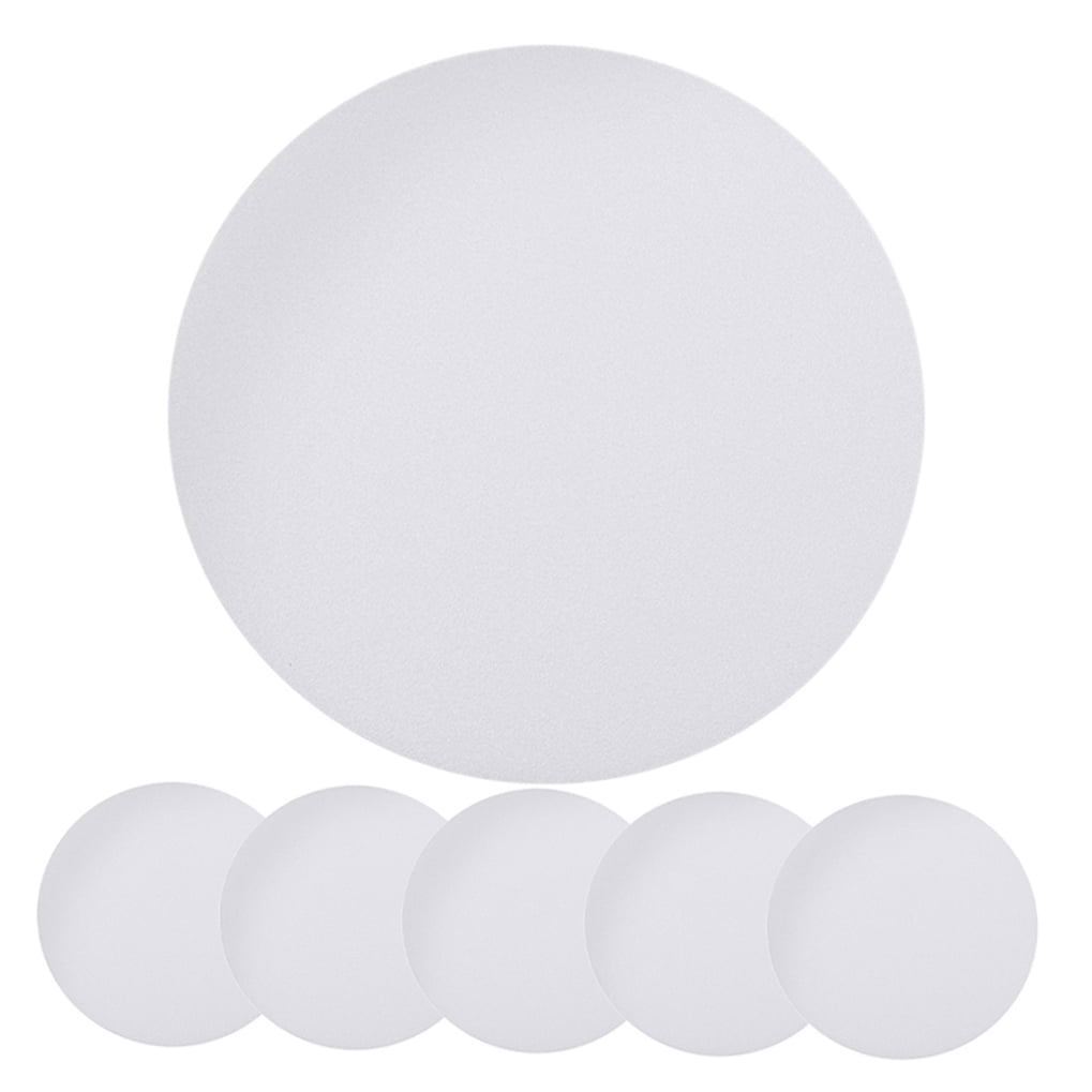 6-Pack White Plastic Ceiling Light Covers Anti-Dazzle Simple Elegant Design for Home and Office — image 5