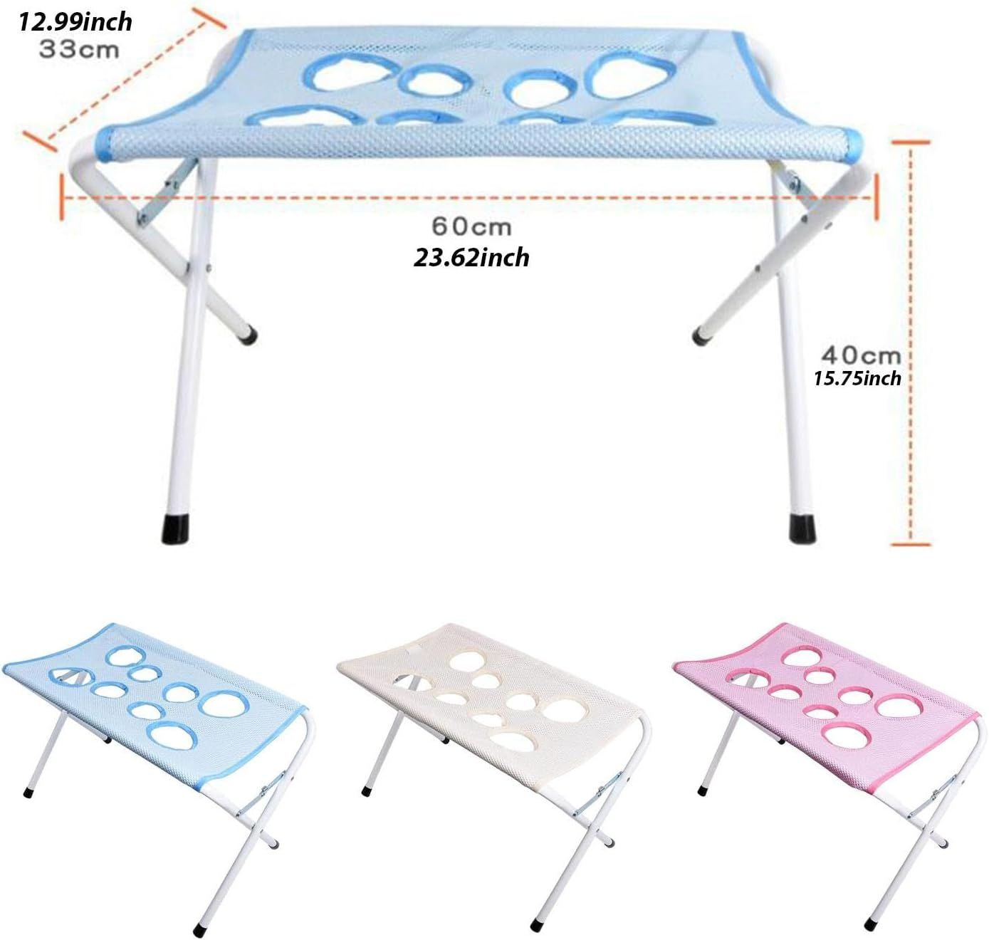 Foldable Pet Grooming Hammock with Leg Holes, Anti-Scratch Mesh Bathing Station for Cats and Small to Medium Dogs, Portable Nail Trimming and Washing Aid β image 3