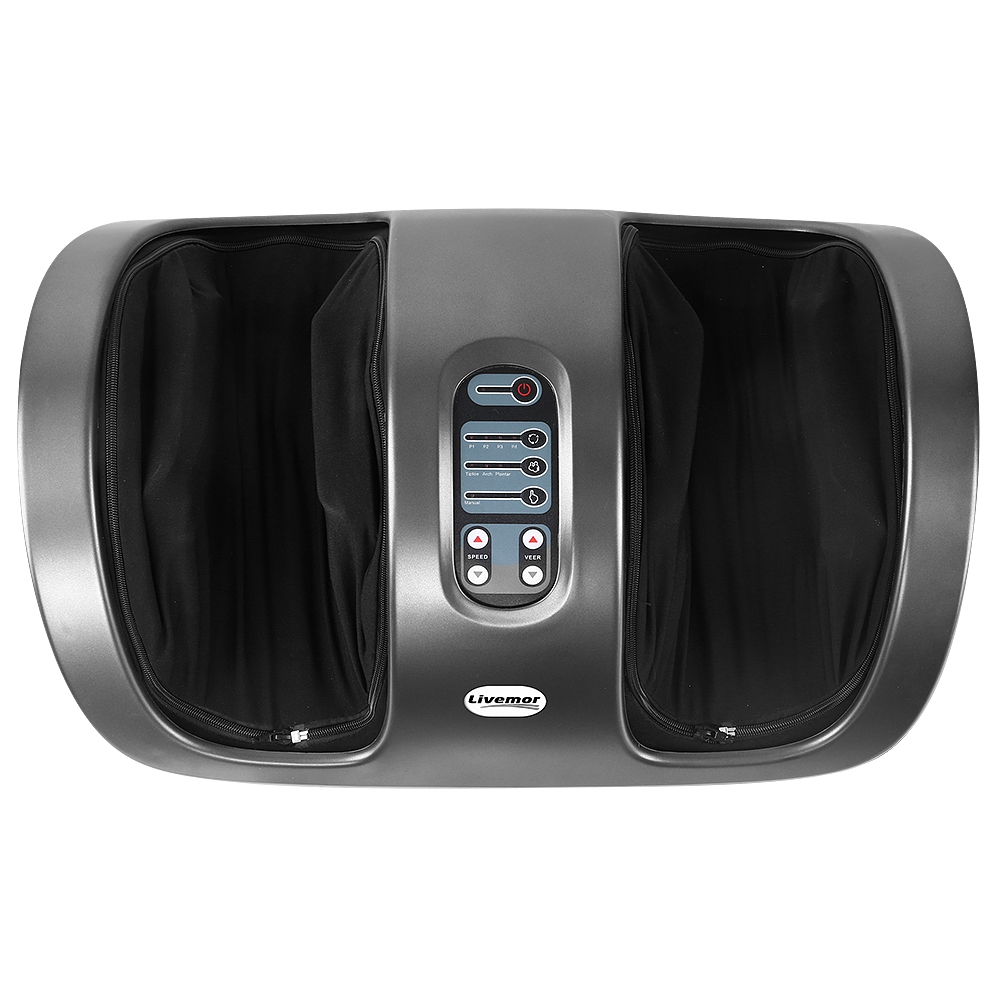 Livemor Foot Massager Shiatsu Massagers Electric Roller Kneading Leg Grey — image 3