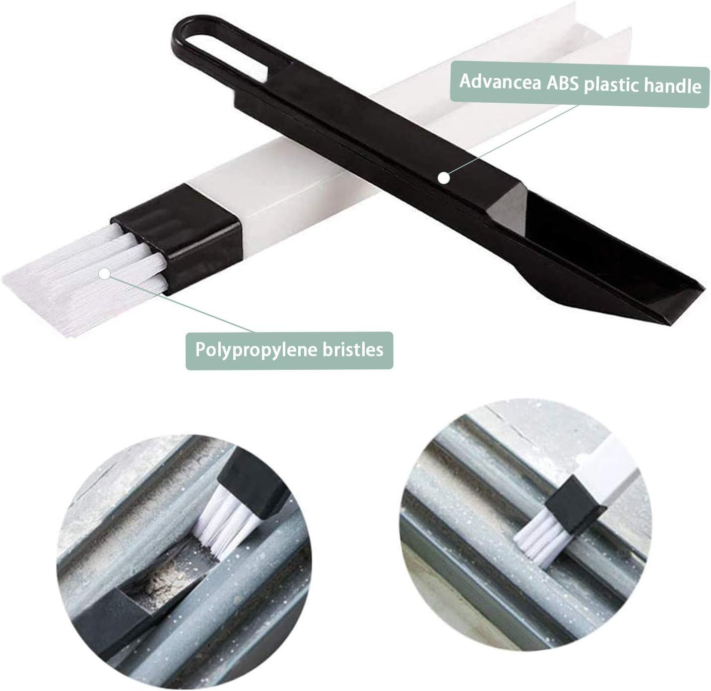 8 Piece Cleaning Brush Set for Crevices and Door Rails โ image 3