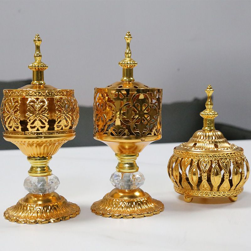 3 PCS Metal Incense Burner Vintage Cone Incense Burner Incense Stick Holder for Yoga Home Decor, 3 Styles — image 2