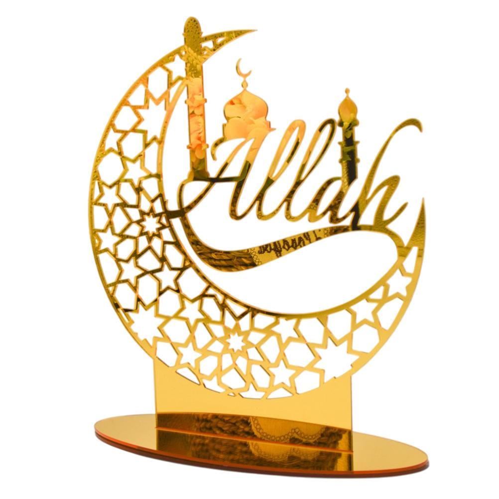 Eid Mubarak Acrylic Ornament Ramadan Decorations for Home Muslim Party Supplies Eid Ramadan Gifts โ image 4