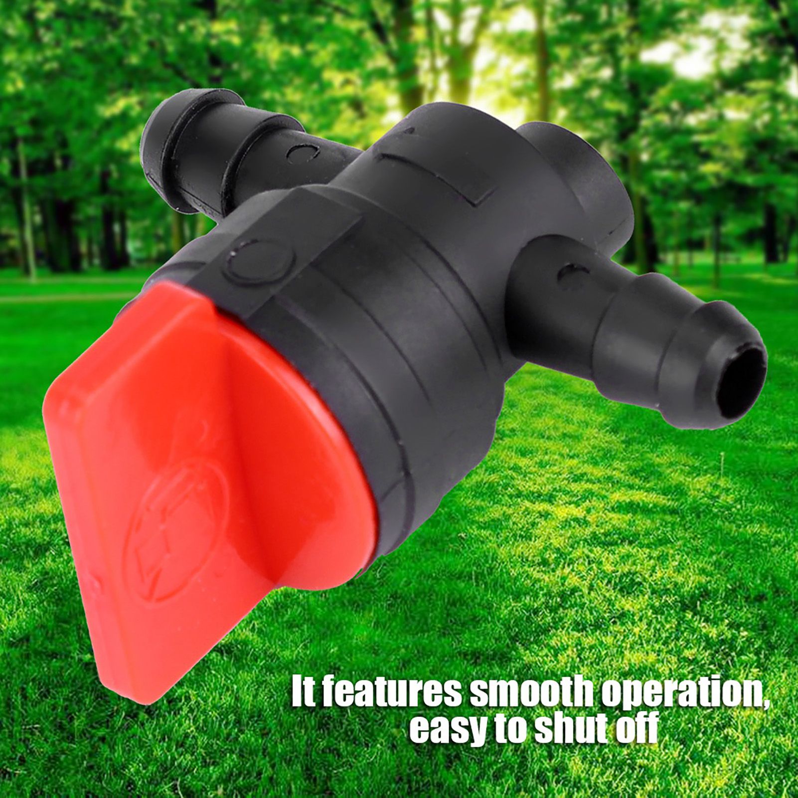 5pcs 1/4" Fuel Gas Tank Shut Off Valve Cut off Switch Garden Brush Cutter Lawnmower Accessory — image 2