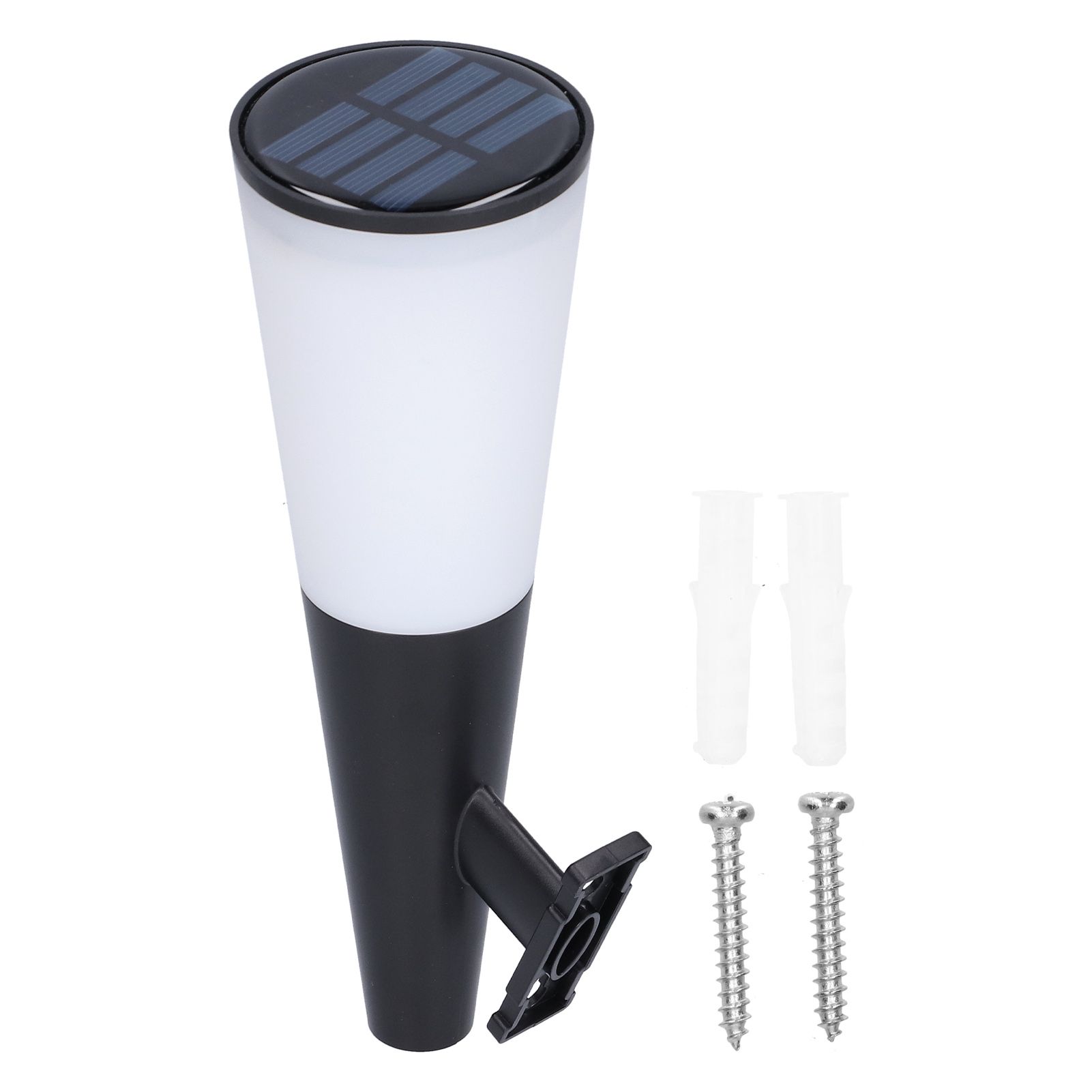 Solar Wall Lamp Warm White RGB Cordless Safe Modern Design Sturdy Durable Outdoor Lamp for Garden Garage BackyardRGB — image 4
