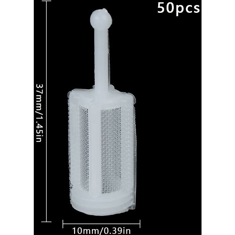 50 Pieces Paint Filter Gravity Filters For Paint Gun Disposable Spray Filter Fine Mesh Universal Filters For Gravity — image 2