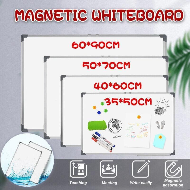 Portable Magnetic Home And Office Board Whiteboard 4 Sizes Marker Eraser Button - Whiteboard Accessories — image 2