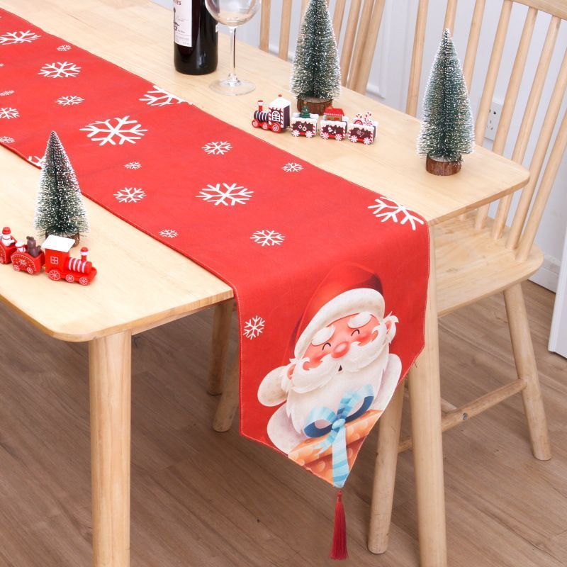 2Pcs Christmas Printed Table Runner 001 — image 6